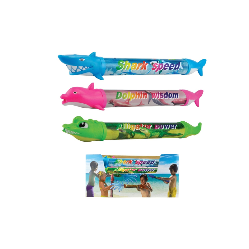 19-Inch Sea Animal Water Blaster – Dolphin & Shark Shape – Multicolor Summer Pool Toy for Kids, High-Pressure Soaker for Outdoor Water Fun, Ages 3 and Up 19-Inch Sea Animal Water Blaster – Dolphin & Shark Shape – Multicolor Summer Pool Toy for Kids, High-Pressure Soaker for Outdoor Water Fun, Ages 3 and Up