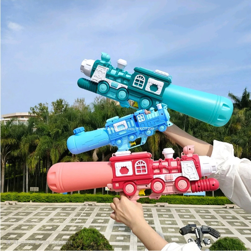 BIG TRAIN WATER GUN – SUPER WATER SOAKER & HIGH-POWER WATER BLASTER – SPRAYS UP TO 33 FEET – AWESOME SUMMER WATER TOY FOR KIDS BIG TRAIN WATER GUN – SUPER WATER SOAKER & HIGH-POWER WATER BLASTER – SPRAYS UP TO 33 FEET – AWESOME SUMMER WATER TOY FOR KIDS