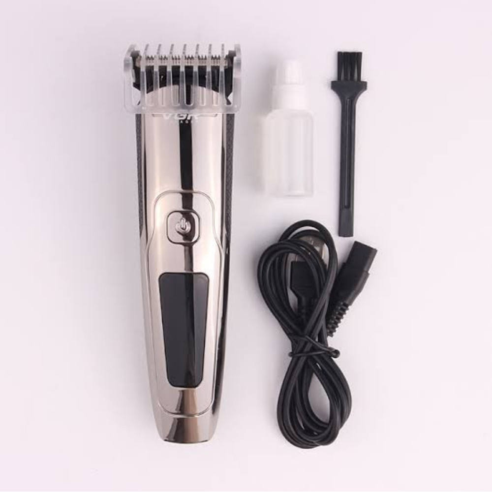 VGR V-072 Professional Waterproof Rechargeable Electric Hair Trimmer for Men & Women Cordless USB Hair Clipper Stainless Steel Blade Portable Grooming Tool for All Hair Types