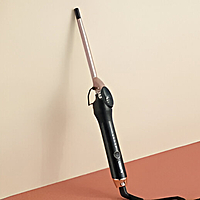 DSP 20105 Professional 9mm Hair Curler High-Precision Curling Wand with Ceramic Coated Barrel Adjustable Temperature 130°C-210°C Fast PTC Heating 52W Power Output