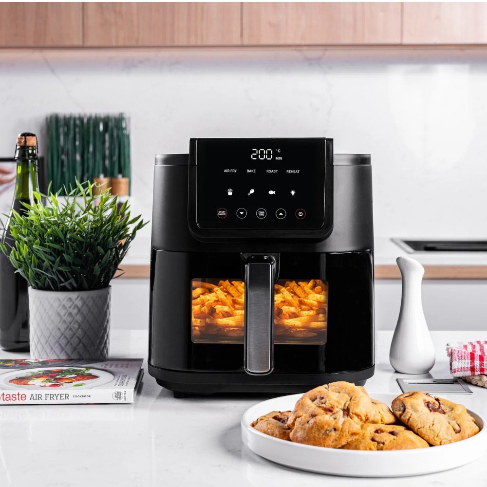 Nutricook Air Fryer Slim 5l, 5 Main Programs - Air Fry, Bake, Roast, Reheat, Dehydrate, 1700w, Nc-afs100 Nutricook Air Fryer Slim 5l, 5 Main Programs - Air Fry, Bake, Roast, Reheat, Dehydrate, 1700w, Nc-afs100