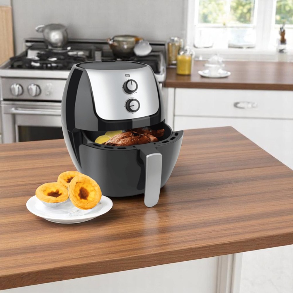 Decakila Air Fryer 8L Capacity, 1800W Motor, Non-Stick coat, 60 minute Timer and Overheat Protection (KEEC040B) Decakila Air Fryer 8L Capacity, 1800W Motor, Non-Stick coat, 60 minute Timer and Overheat Protection (KEEC040B)