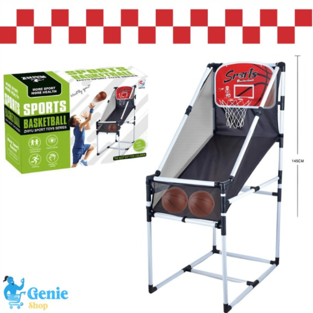 Basketball Shooting Machine 6272 – Interactive Kids Indoor Arcade-Style Basketball Game with 2 Mini Balls Foldable Polyester & Nylon Hoop System Size: 55 x 88 x 145 CM Age 3+ Basketball Shooting Machine 6272 – Interactive Kids Indoor Arcade-Style Basketball Game with 2 Mini Balls Foldable Polyester & Nylon Hoop System Size: 55 x 88 x 145 CM Age 3+