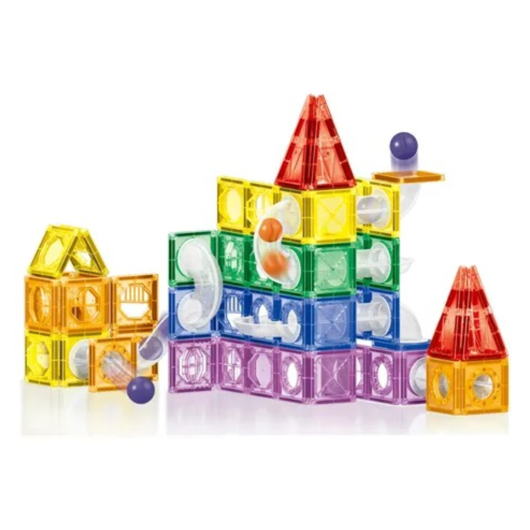 Window Magnetic Sheet Track Ball 6333-1 – 123 PCS 3D Magnetic Building Blocks Playset for Kids Colorful ABS Plastic Construction Tiles with Rolling Ball Tracks STEM Educational Toy for Boys & Girls Window Magnetic Sheet Track Ball 6333-1 – 123 PCS 3D Magnetic Building Blocks Playset for Kids Colorful ABS Plastic Construction Tiles with Rolling Ball Tracks STEM Educational Toy for Boys & Girls