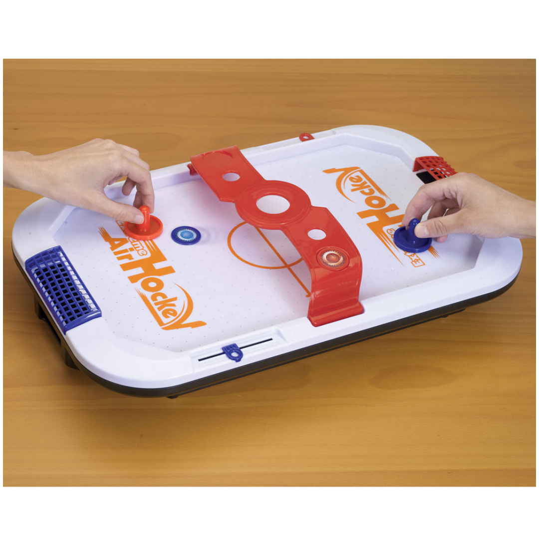 Extreme Air Hockey Table Game 6289 – Mini Tabletop Air Hockey Set for Kids and Families | Compact Size 31.75 x 51.45 x 8.25 cm | Fast-Paced 2-Player Game | ABS Plastic Construction