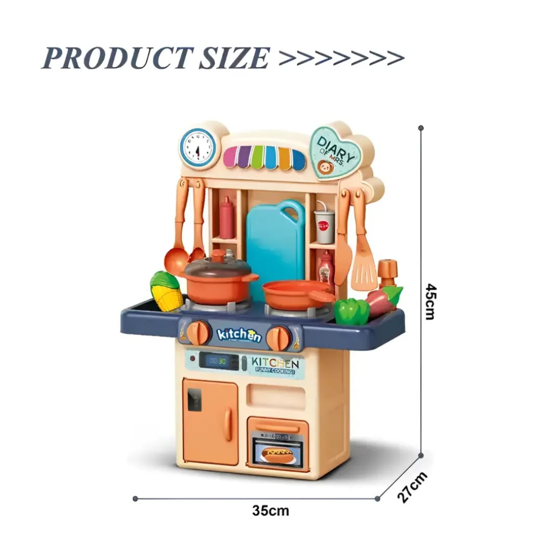 Cooking Toys Electric Water Function Cooking Table – Mini Spraying Kitchen Playset for Kids with Realistic Water Flow, Lights & Sounds Pretend Play Educational Toy Set Cooking Toys Electric Water Function Cooking Table – Mini Spraying Kitchen Playset for Kids with Realistic Water Flow, Lights & Sounds Pretend Play Educational Toy Set