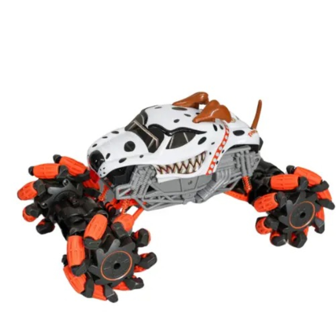 RC Monster Truck Dog 7256 – High-Speed 2.4GHz Remote Control Stunt Car for Kids 360° Rotation, Side & Diagonal Drift, 8-Direction Movement LED Lights