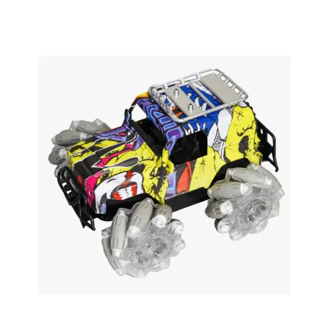 4x4 Vankico RC Car – Multi-Color High-Speed Remote Control Stunt Truck 360° Rotation, Side & Diagonal Drift, 8-Direction Movement LED Lights 2.4GHz Interference-Free Remote