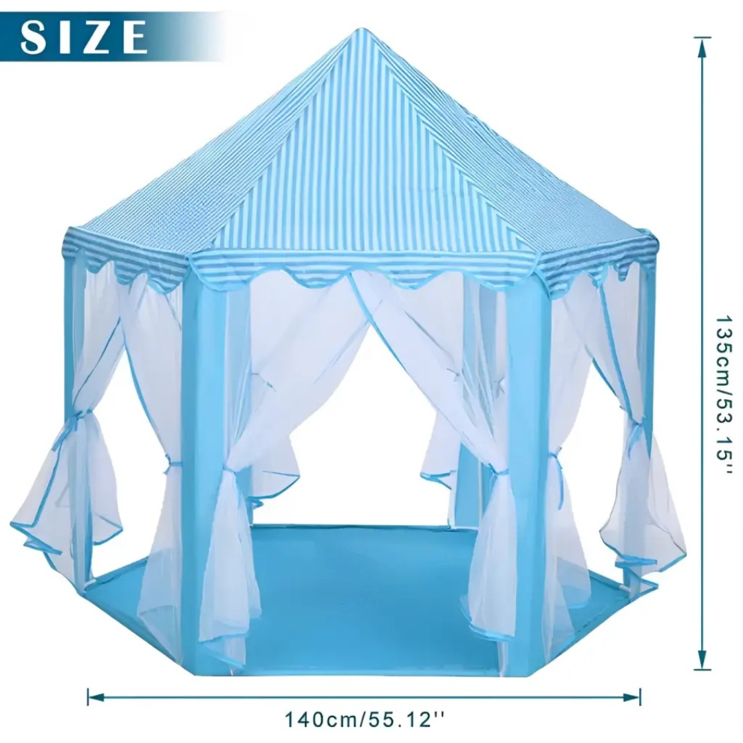 Blue Play Tent House for Kids – Large Indoor/Outdoor Foldable Playhouse with Windows & Doors Lightweight & Portable Ideal for Roleplay, Reading & Quiet Time Easy Setup Blue Play Tent House for Kids – Large Indoor/Outdoor Foldable Playhouse with Windows & Doors Lightweight & Portable Ideal for Roleplay, Reading & Quiet Time Easy Setup