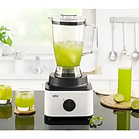 Braun 8-in-1 Food Processor FP0132, 750W – Multifunctional Kitchen System with 2.1L Bowl & 1.8L Blender, Chop, Slice, Grate, Whisk, Knead, and Puree – Stainless Steel Blades