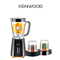 Kenwood 2L Blender Smoothie Maker with Grinder Mill & Chopper Mill – 500W Powerful Motor, 1.5L Working Capacity, Ice Crush Function, Durable Stainless Steel Blades, Multi-Speed Control