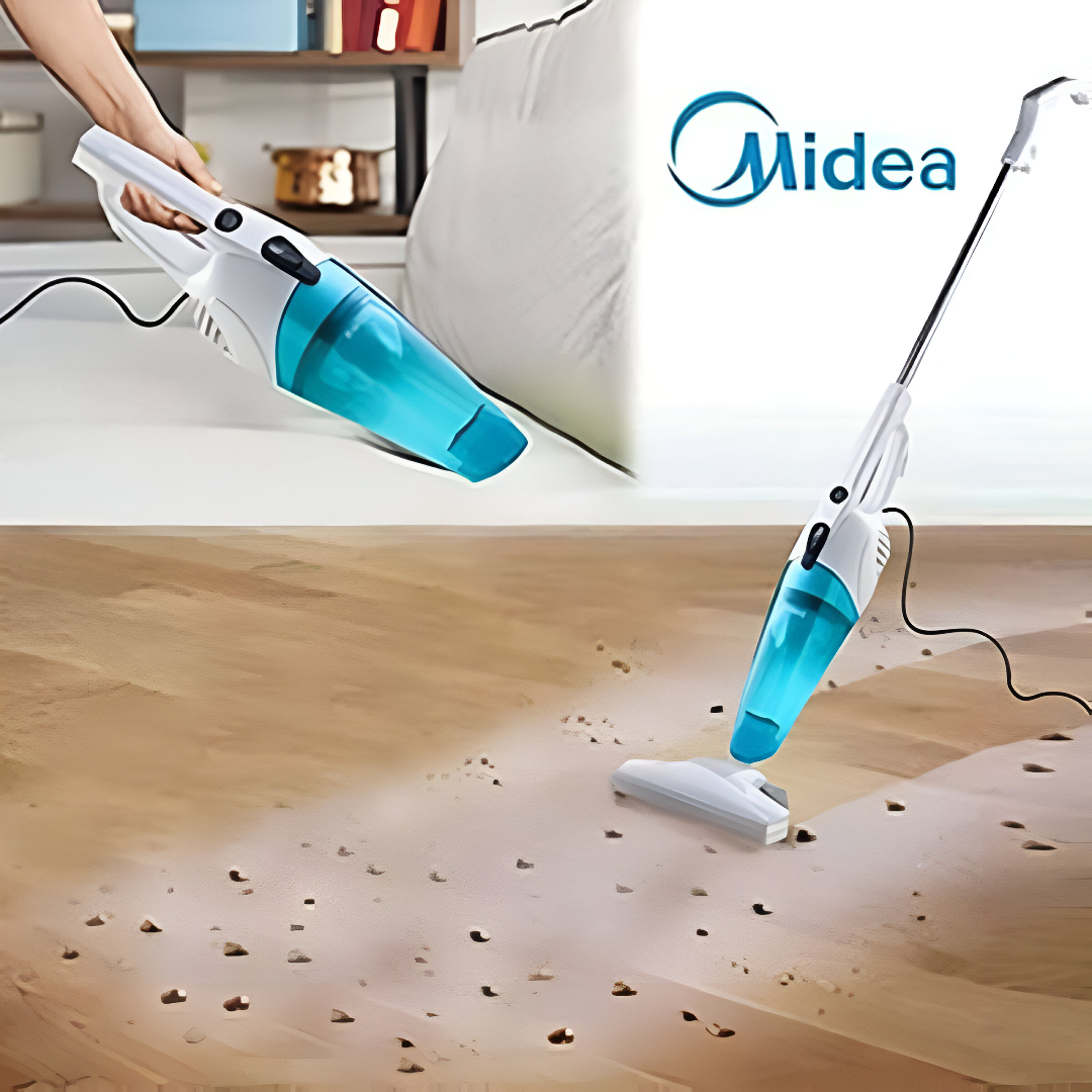 MIDEA 600W 2-in-1 Corded Stick and Handheld Vacuum Cleaner – Lightweight Multi-Surface Cleaning Power with 0.8L Transparent Dust Container, Bagless Design, and 5m Cord – Model SC861
