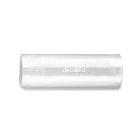 Decakila-Vacuum sealer bags rolls, 15*500cm, white, BPA free Decakila-Vacuum sealer bags rolls, 15*500cm, white, BPA free