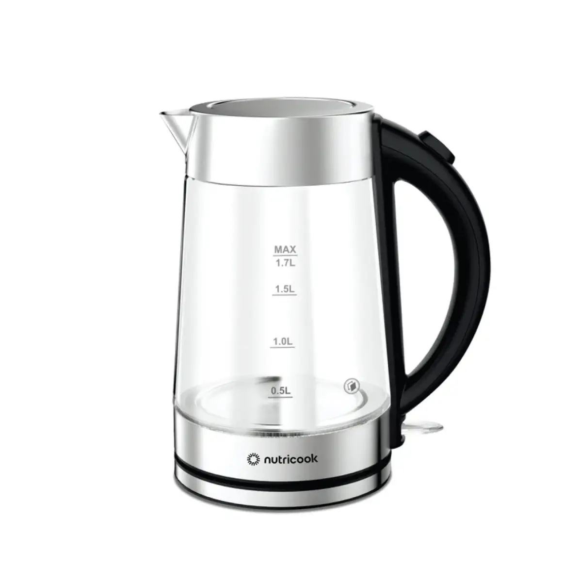 Nutricook Electric Glass Kettle – 1.7L, NC-GK100 | Double-Wall Heavy-Duty Kettle Nutricook Electric Glass Kettle – 1.7L, NC-GK100 | Double-Wall Heavy-Duty Kettle