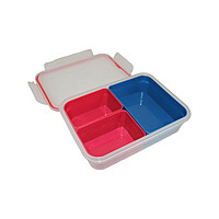 Red & Blue Meal prep Lunch Box Red & Blue Meal prep Lunch Box