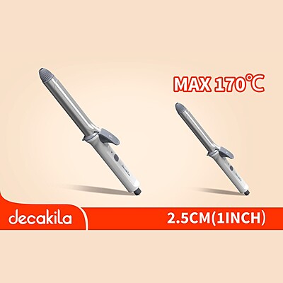 Decakila- Curling tong 35W 170C, ceramic coating plates, PTC heating element