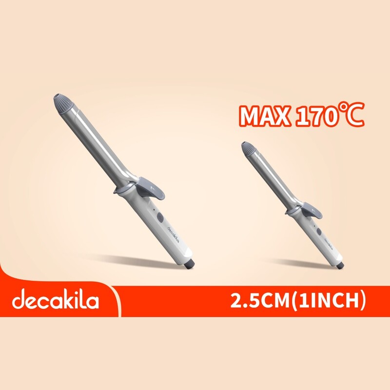Decakila- Curling tong 35W 170C, ceramic coating plates, PTC heating element Decakila- Curling tong 35W 170C, ceramic coating plates, PTC heating element