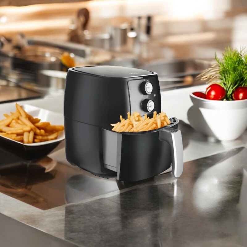 Decakila 4.5L Air Fryer Powerful 1400W Wattage, overheat protection and 60 min timer KEEC038B Decakila 4.5L Air Fryer Powerful 1400W Wattage, overheat protection and 60 min timer KEEC038B