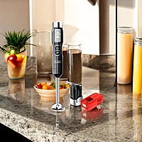 Decakila Cordless Hand Blender with 16V SHARE Battery Series, 5-speed setrting and LED display (KEJB048B) - Black Decakila Cordless Hand Blender with 16V SHARE Battery Series, 5-speed setrting and LED display (KEJB048B) - Black