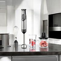 Decakila 5-in-1 Rechargeable Cordless Immersion Hand Blender 100W, DC 11.1V and 2000mAh battery (KMJB021B) Decakila 5-in-1 Rechargeable Cordless Immersion Hand Blender 100W, DC 11.1V and 2000mAh battery (KMJB021B)