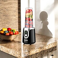 Decakila Cordless Stand Blender 500ml , 120W , 4 bladed stainless steel blade , with 1 Cup Lid (KMJB022B) - Black Decakila Cordless Stand Blender 500ml , 120W , 4 bladed stainless steel blade , with 1 Cup Lid (KMJB022B) - Black