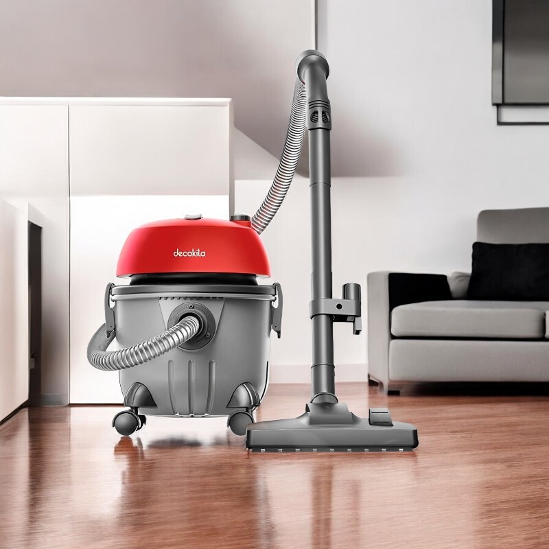 Decakila Vacuum Cleaner with 220-240V 50-60Hz, 1200W, 15L tank capacity, 19kPa vacuum, ≤80dB(A) noise and 2.3m power cord (CEVC004B) Decakila Vacuum Cleaner with 220-240V 50-60Hz, 1200W, 15L tank capacity, 19kPa vacuum, ≤80dB(A) noise and 2.3m power cord (CEVC004B)
