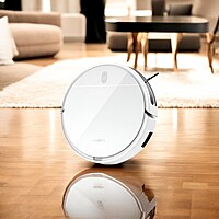 Decakila Robotic Vacuum Cleaner (Gyroscope Style), 1300Pa vacuum pressure, 450ml dustbin capacity, 90min working time (DECABOT06) Decakila Robotic Vacuum Cleaner (Gyroscope Style), 1300Pa vacuum pressure, 450ml dustbin capacity, 90min working time (DECABOT06)