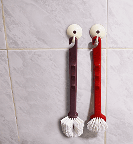 Dish Brush Set of 2 BrushS , Dish Scrub Brush, Scrubber Brush and Straw Brush - Kitchen Scrub Brushes Long Handle for Cleaning Cleaner Wash Dish Sink Dishes Cup Pot