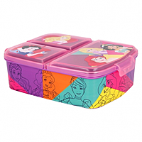 Stor Multi Compartment Sandwich Box Princess Bright & Bold, 51220 Stor Multi Compartment Sandwich Box Princess Bright & Bold, 51220