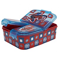Stor Multi Compartment Sandwich Box Spiderman Arachnid Grid, 74720 Stor Multi Compartment Sandwich Box Spiderman Arachnid Grid, 74720
