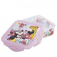 Disney Stor Square Hermetic Food Container 500ml Minnie Mouse Spring Look, 74459 Disney Stor Square Hermetic Food Container 500ml Minnie Mouse Spring Look, 74459