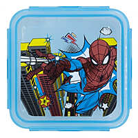 Disney Stor Square Hermetic Food Container 500ml Spiderman Midnight Flyer, 74759 Disney Stor Square Hermetic Food Container 500ml Spiderman Midnight Flyer, 74759