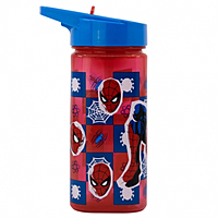 Disney Stor Square Water Bottle 510ml Spiderman Arachnid Grid, 74714 Disney Stor Square Water Bottle 510ml Spiderman Arachnid Grid, 74714