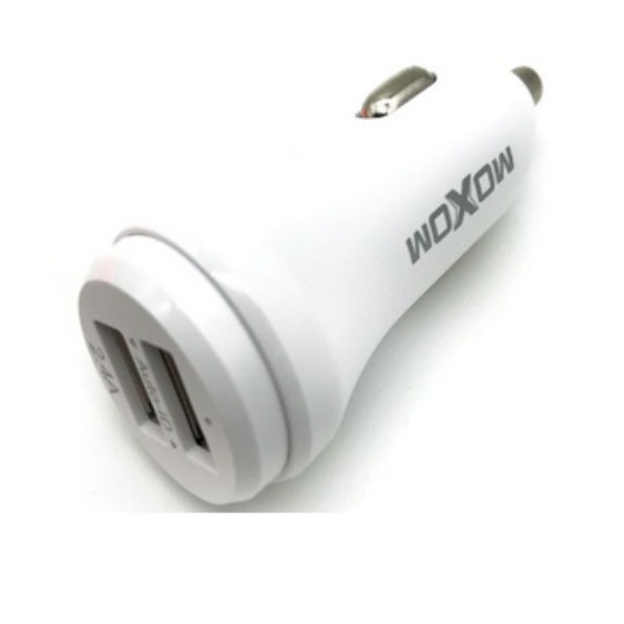 Moxom MX-VC06 (VC41) Universal Dual USB Car Charger Wireless Anti-Bump Compact Design Fast Charging with Included Cable Smart IC Technology for Safe Charging Compatible with All USB Devices