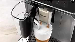 Philips EP5547/90 Fully Automatic LatteGo Espresso Machine – 5500 Series, SilentBrew Technology, Quick Start, Freshly Ground Beans for Aromatic Coffee