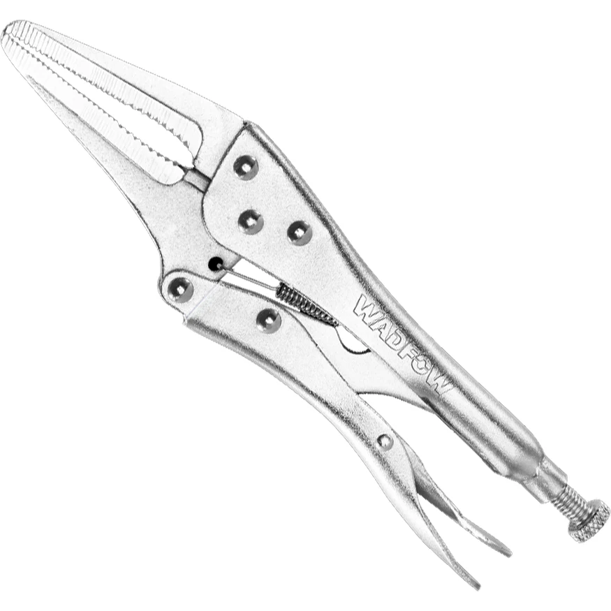 Wadfow 9&quot; thin chin clamping pliers