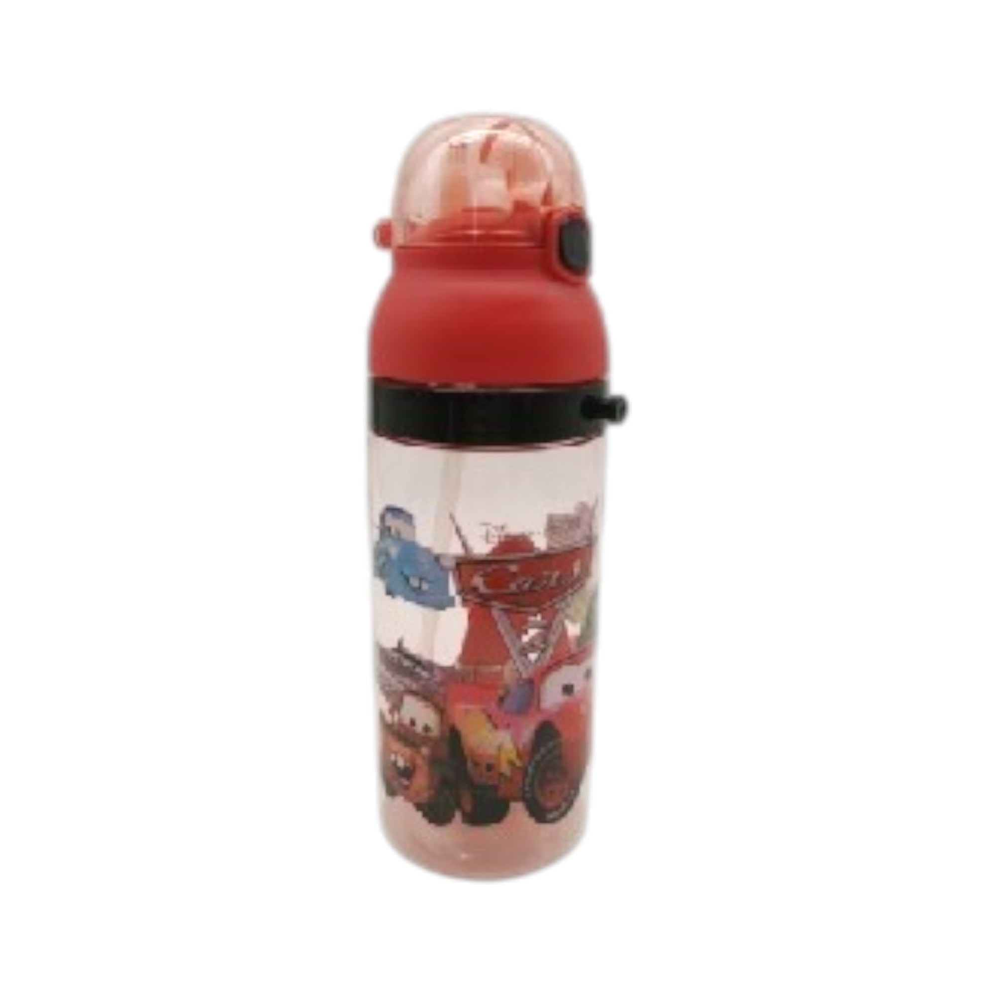 Kidz Corner Bottle Cars SH-2006G Kids’ Water Bottle – 500ml Durable BPA-Free Plastic Bottle with Vibrant Car-Themed Design, Leak-Proof Flip-Top Lid, Ergonomic Carry Handle