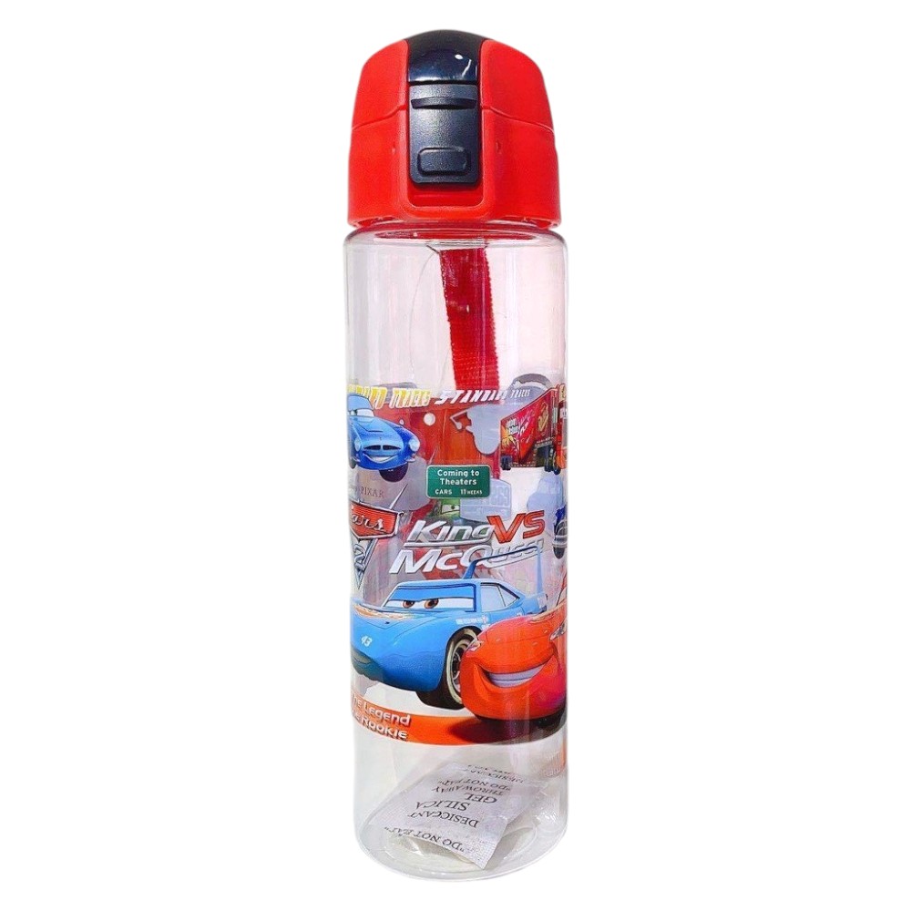 Cars Kids Water Bottle – BPA-Free, Leak-Proof, Durable, and Lightweight Drinking Bottle Featuring Lightning McQueen and Disney Cars Character Design for School